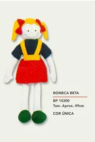 Boneca Beta — Fábrica Boneca de Pano
