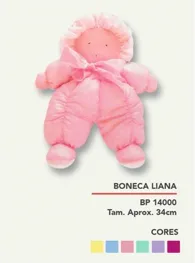 Boneca Liana — Fábrica Boneca de Pano