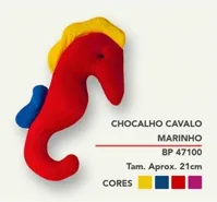 Chocalho Cavalo Marinho — Fábrica Boneca de Pano