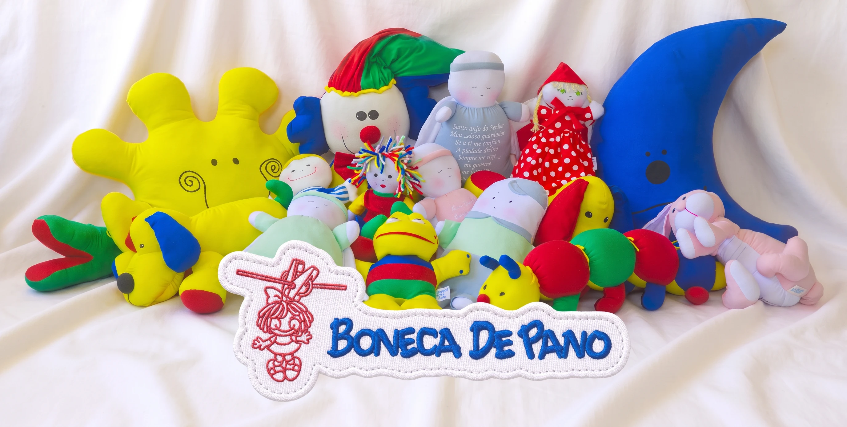 Brinquedos de pano artesanais da Fábrica Boneca de Pano
