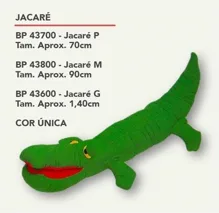 Jacaré — Fábrica Boneca de Pano