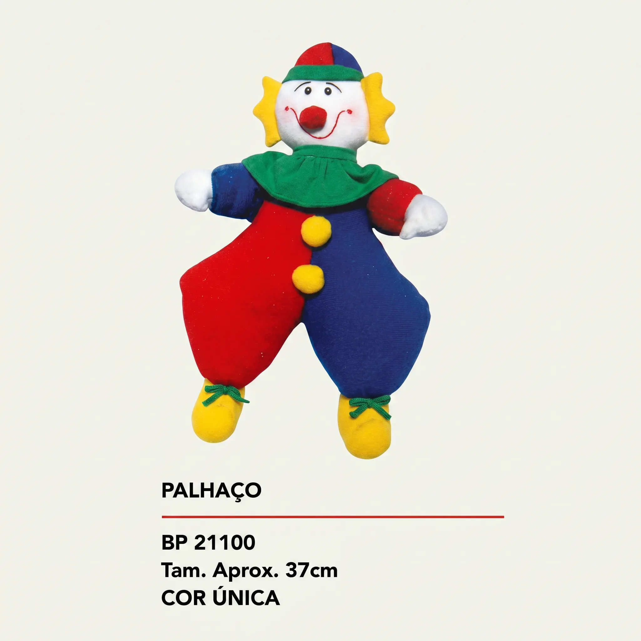 Palhaço — Fábrica Boneca de Pano