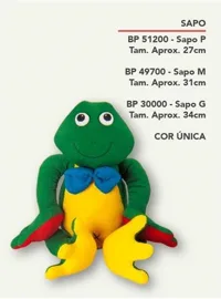Sapo — Fábrica Boneca de Pano